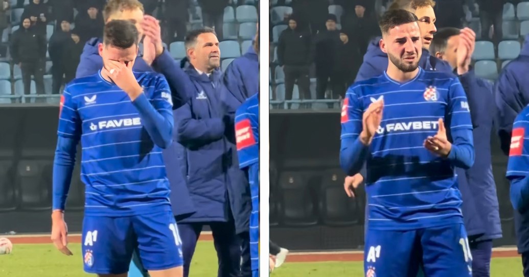 Dinamo objavio sliku svog igrača kako plače: "Nema ljepšeg osjećaja"
