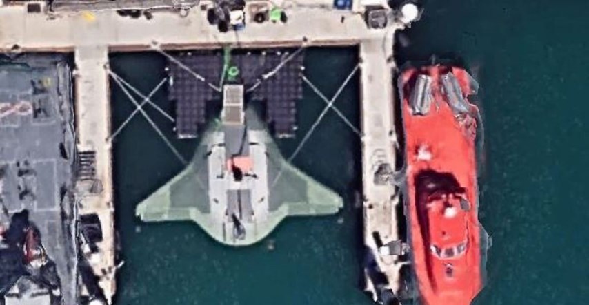 Podvodni dron koji je američka mornarica držala u tajnosti snimljen na Google Earthu