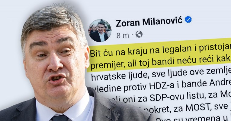 Opet se na Fejsu oglasio Milanović: "Bit ću premijer na legalan i pristojan način"