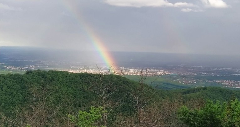 Nakon kiše se nad Zagrebom nadvila prekrasna duga