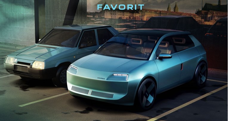 Škoda predstavila viziju kultnog Favorita u stilu današnjih modela