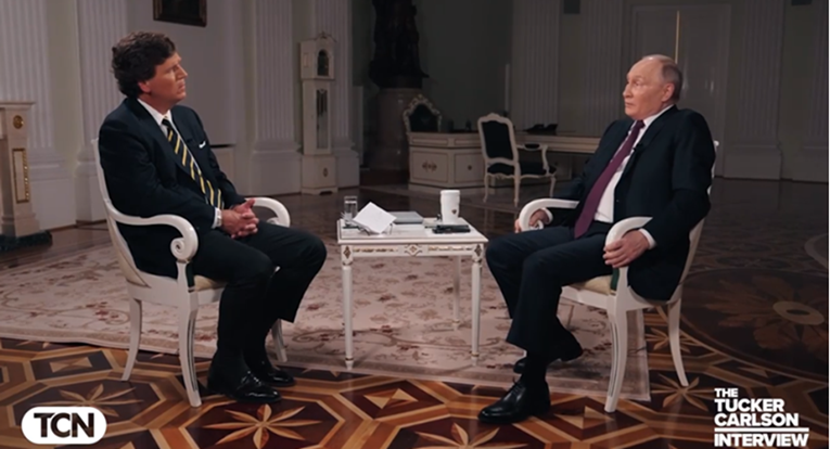 Carlson komentirao intervju s Putinom: Jedna od najglupljih stvari koje sam ikad čuo
