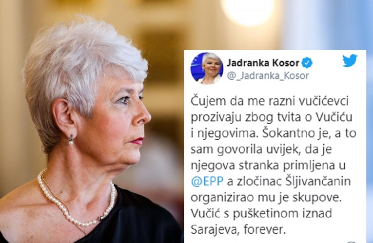 Jadranka Kosor odgovorila Vučiću