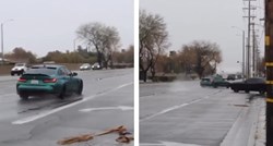 VIDEO Kiša i BMW ne idu zajedno kad je idiot za upravljačem