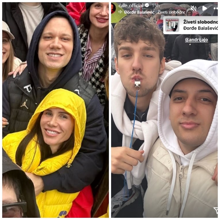 Poznati koji su bili na prosvjedu u Srbiji