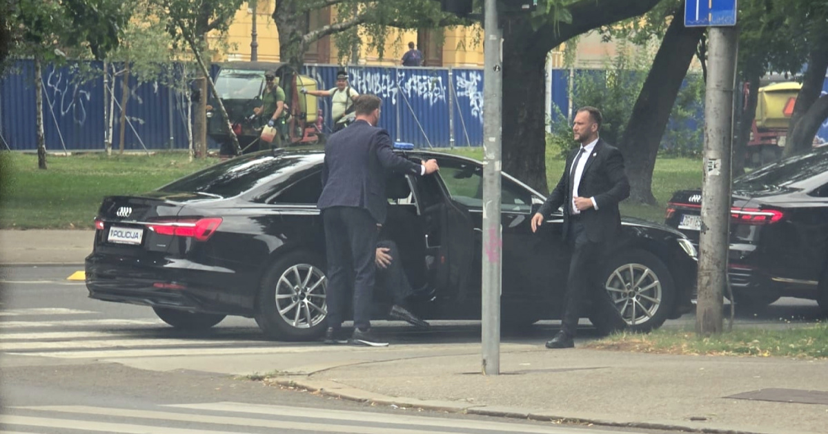 FOTO Blindirana limuzina u kojoj je bio Plenković se zadimila u centru Zagreba