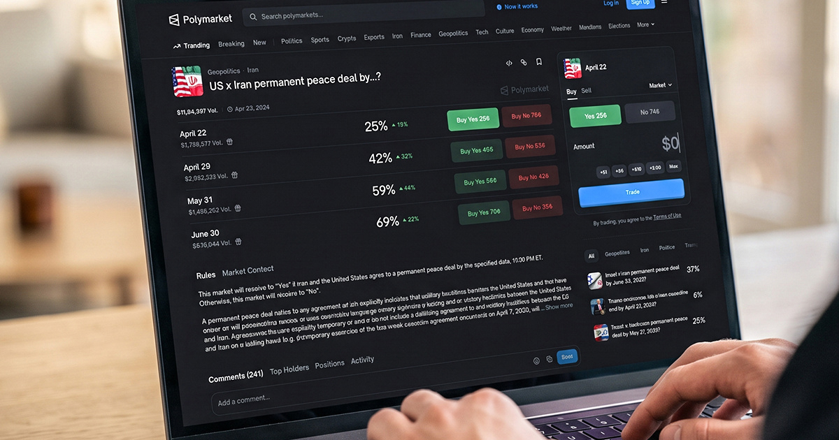 Polymarket, mjesto gdje se zarađuje na ratu, kaosu i povlaštenim informacijama