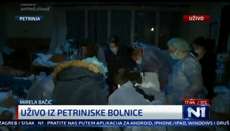 Evakuiraju se pacijenti iz petrinjske bolnice, konačno stigla struja