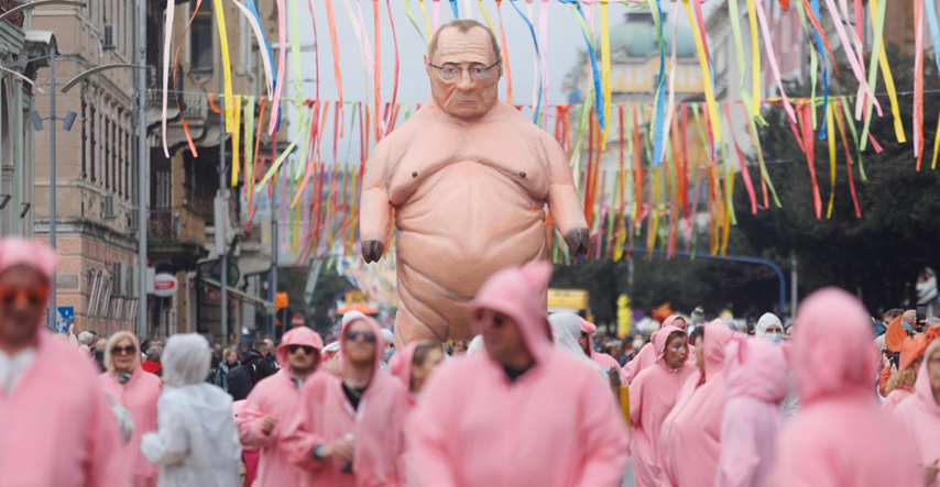 FOTO Ova maskota privukla je pažnju na karnevalskoj povorci u Rijeci