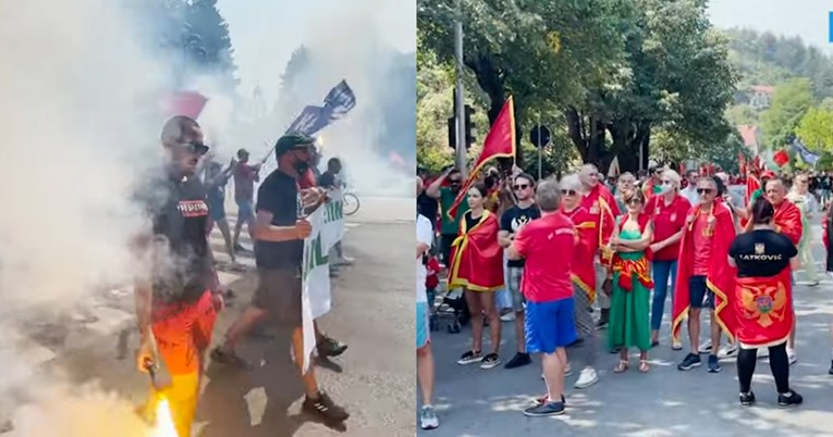 VIDEO Veliki prosvjed u Crnoj Gori, tisuće ljudi viču: "Ovo nije Srbija"