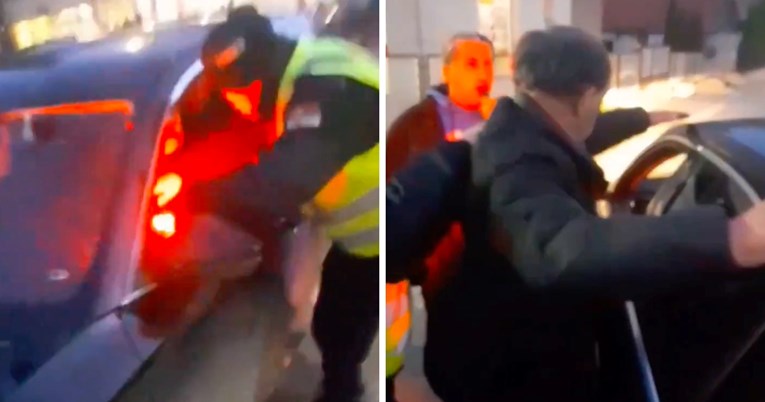 U Srbiji se autom zaletio u kolonu studenata? Objavljena snimka