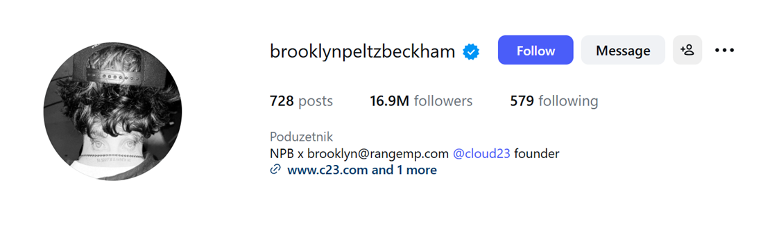 Brooklyn Beckham novom slikom produbio obiteljski sukob