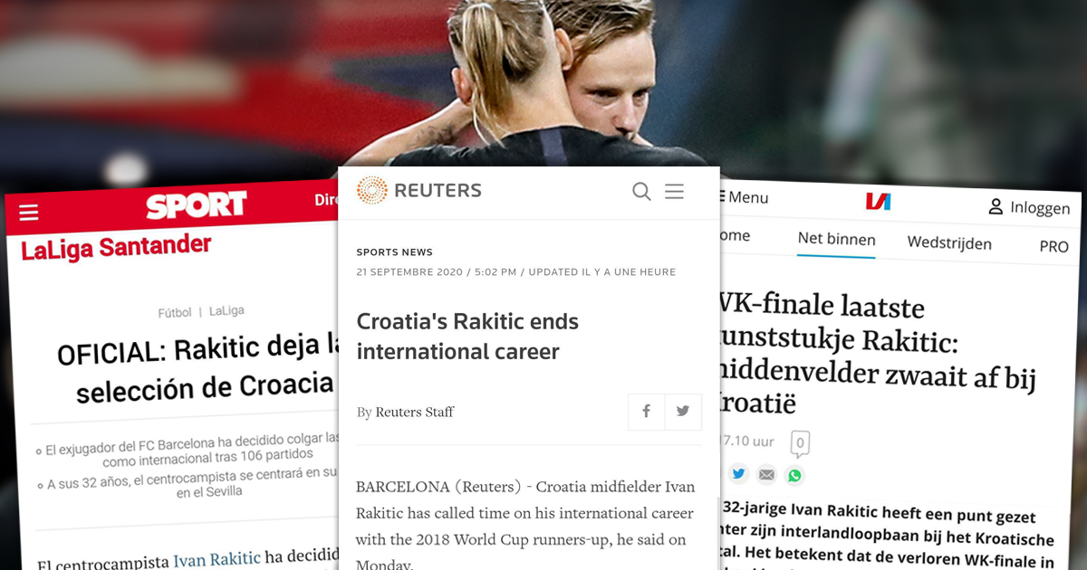 Svjetski mediji raspisali se o Rakitiću. Njegov odlazak tema je čak i u Indiji