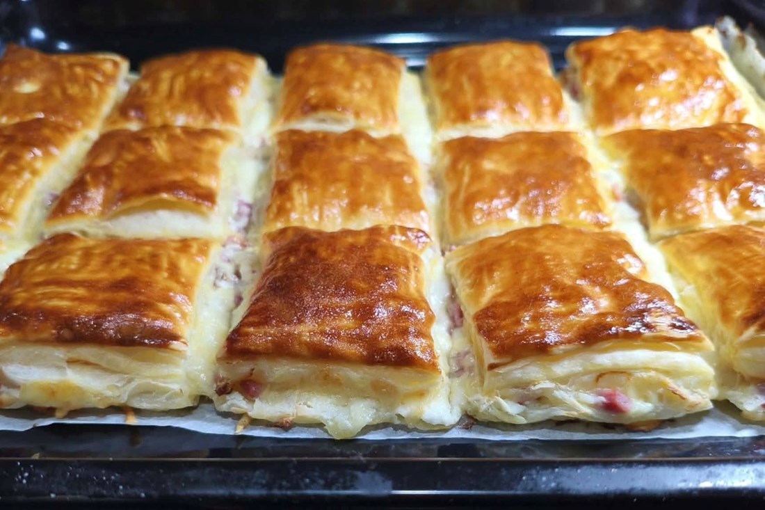 "Okus je savršen", piše čitateljica za lisnato tijesto s tri vrste sira. Probajte