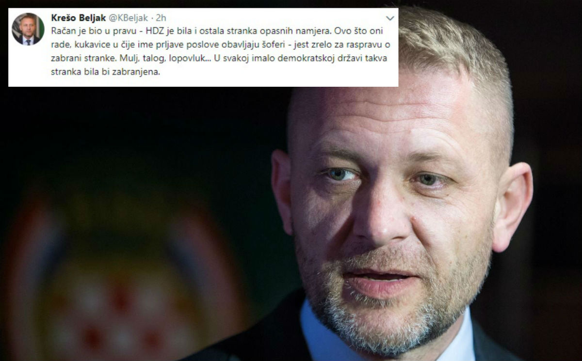 Krešo Beljak: U svakoj demokratskoj državi HDZ bi bio zabranjen