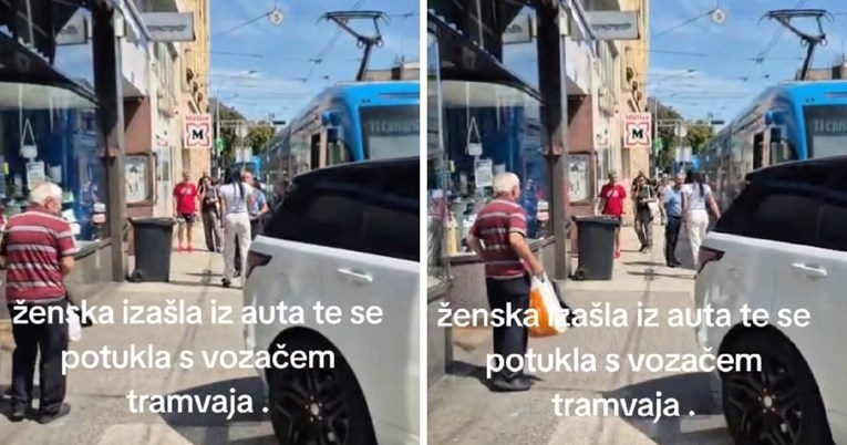 VIDEO Širi se snimka sukoba vozačice i ZET-ovca. Range Roverom blokirala tramvaj