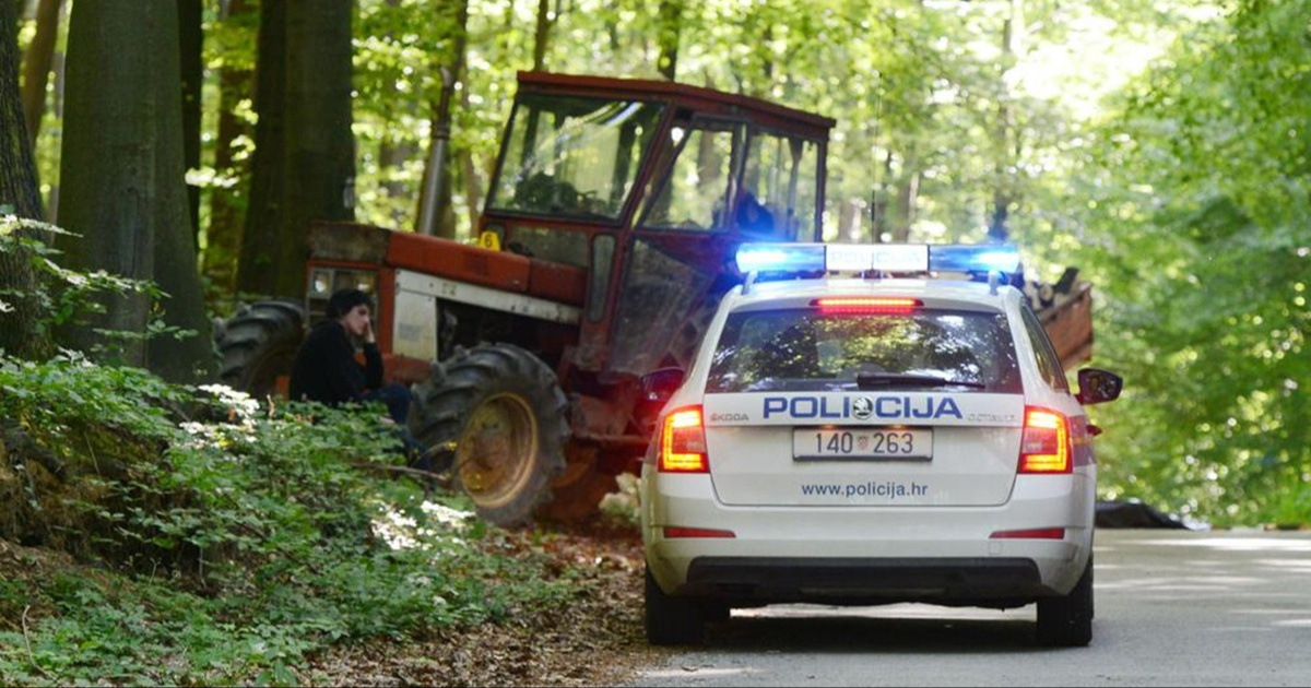 Maloljetnik traktorom bježao policiji kod Grubišnog Polja. Uhvatili su ga