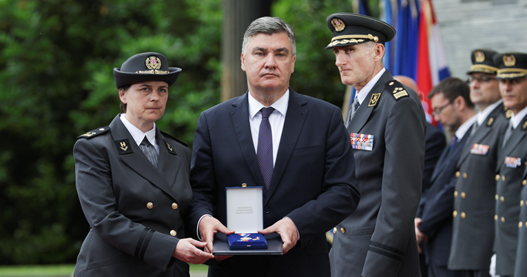 Milanović uručio odlikovanja i promaknuća pripadnicima Oružanih snaga RH