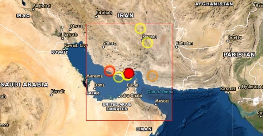 Dva jaka potresa od 5.7 i 5.8 pogodila Iran