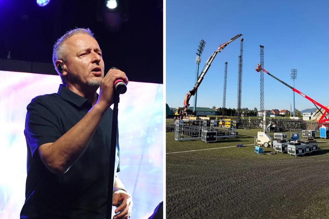 Thompson podijelio fotografije: "Počele pripreme za koncert u Zaprešiću"
