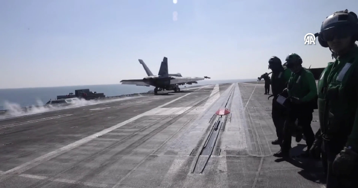 VIDEO SAD objavio snimku operacija protiv Irana s nosača zrakoplova