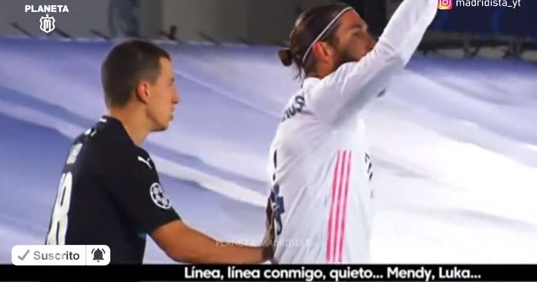 Pogledajte kako Ramos vodi suigrače na terenu. "Luka, poravnaj se sa mnom"