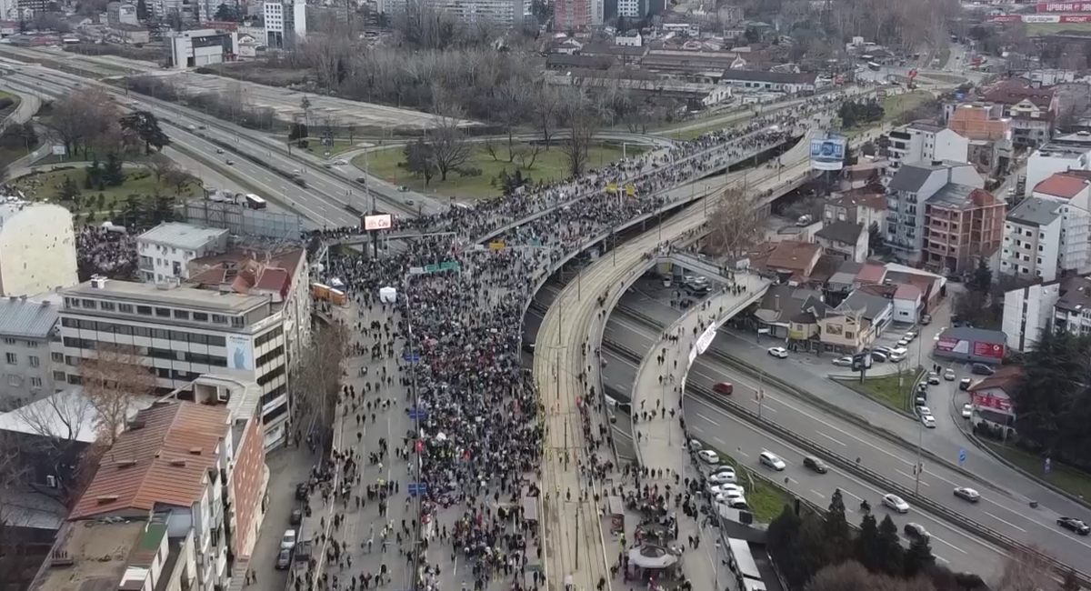 VIDEO Pogledajte kako je studentska blokada u Beogradu izgledala iz zraka