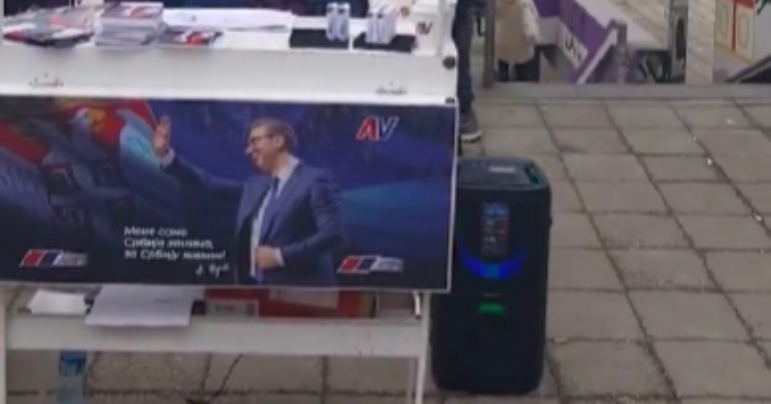 VIDEO Pristaše Vučićeve stranke u Beogradu puštale "Čavoglave"