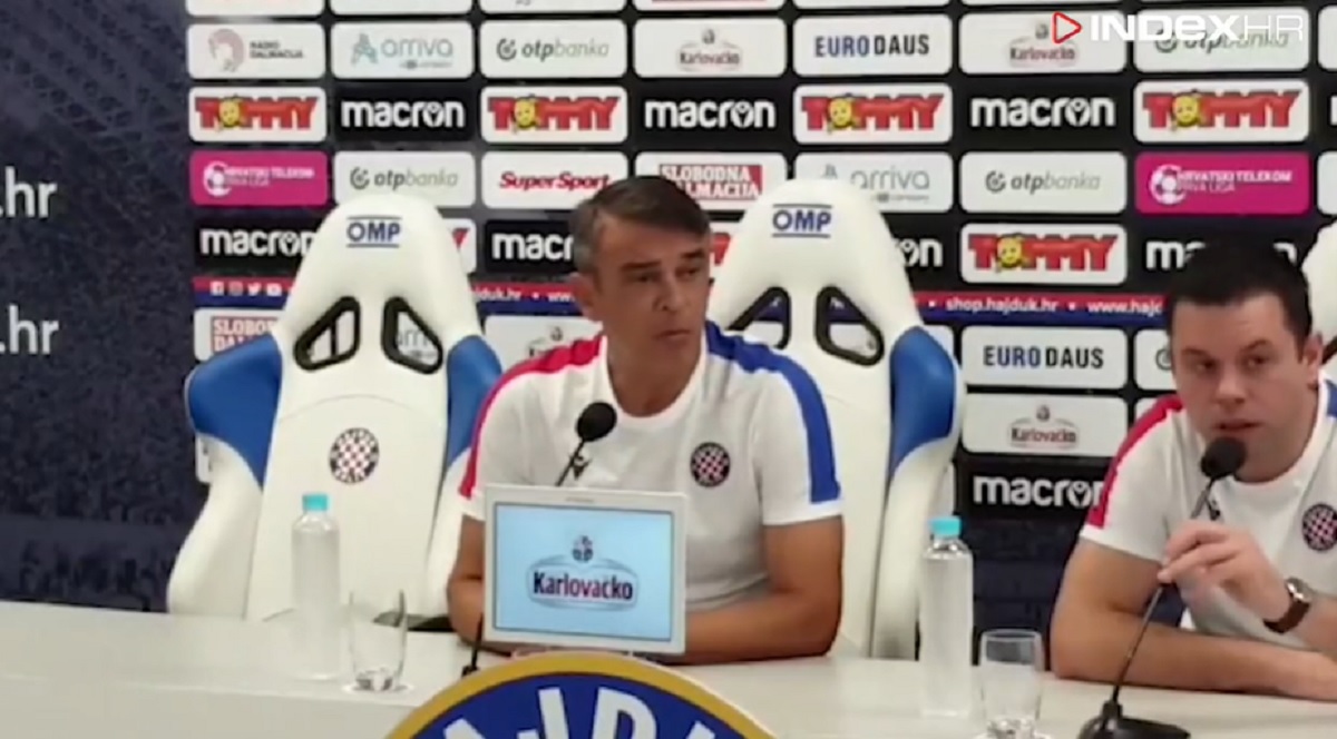 VIDEO Hajduk na presici zabranio pitanja o Torcidinom nasilju