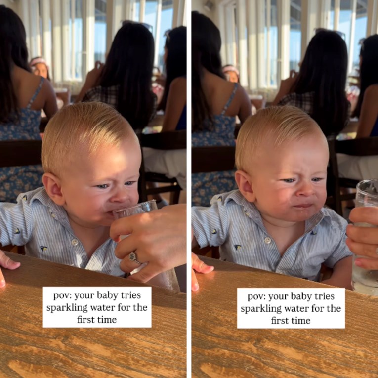 Dječak je prvi put probao mineralnu vodu. Njegova reakcija će vas nasmijati