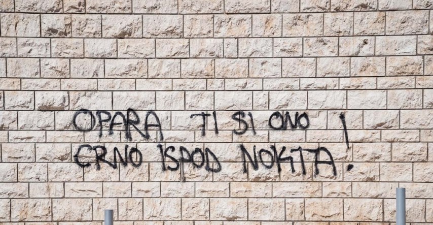 FOTO U Splitu na više lokacija osvanuli uvredljivi grafiti upućeni Opari