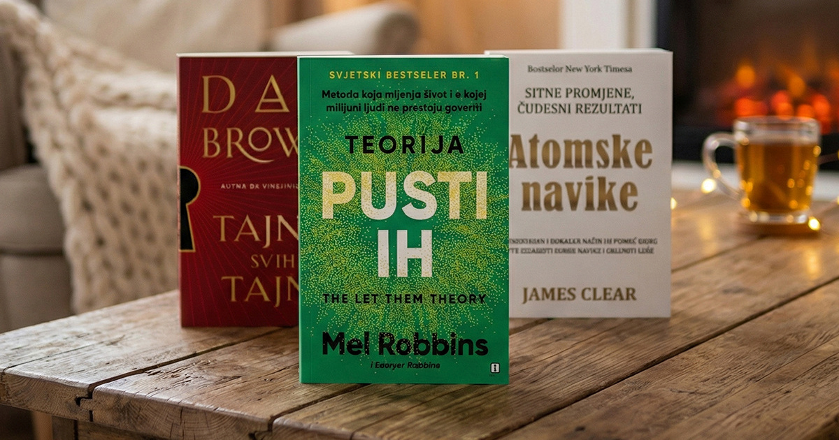 Najpopularnije knjige u hrvatskim knjižarama u siječnju