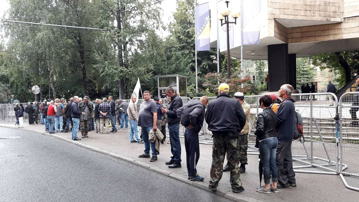 Ratni veterani u BiH stižu pred parlament