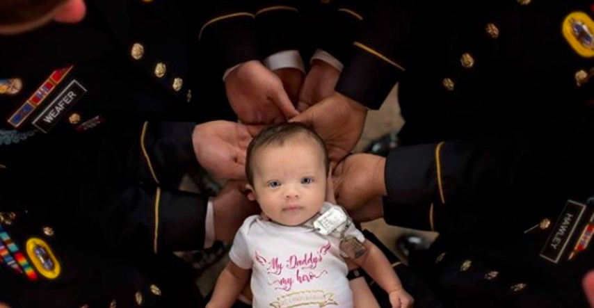 Vojnik poginuo prije rođenja kćeri, njegovi suborci dočekali je širom raširenih ruku