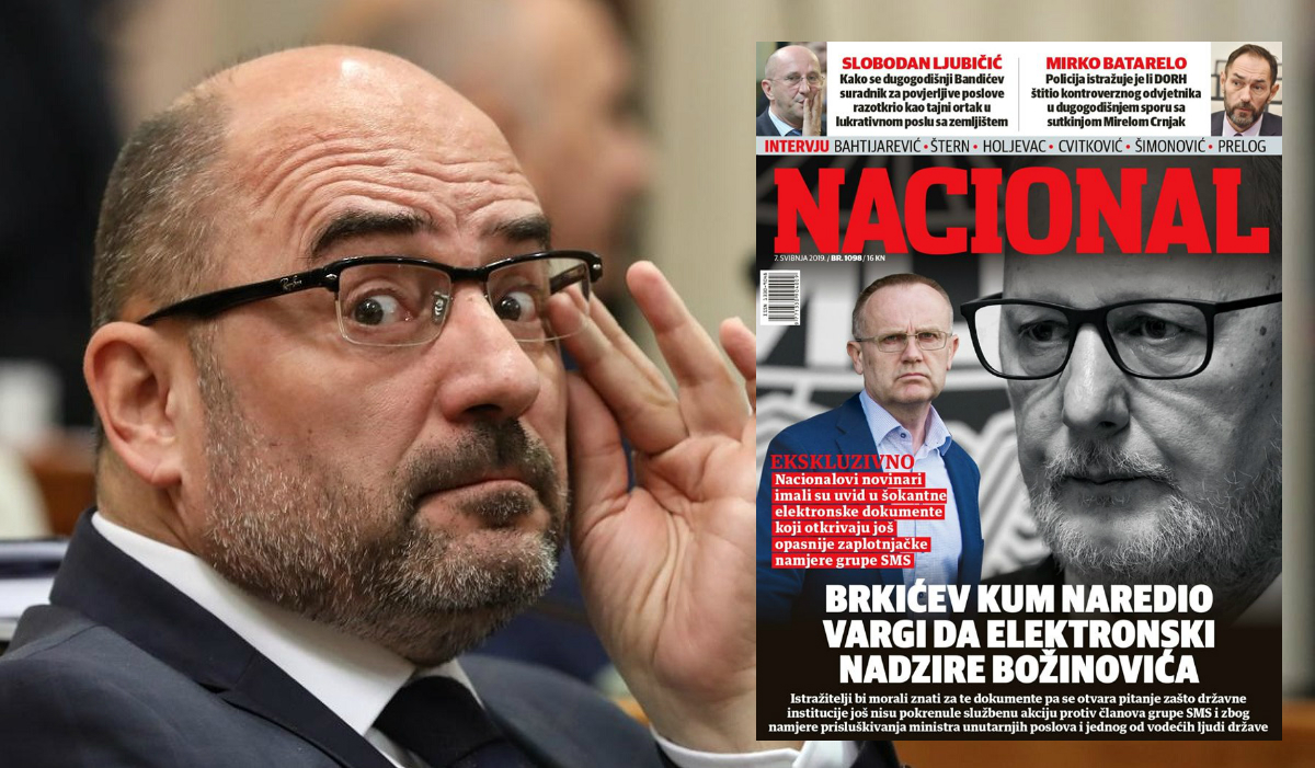 Policija izdala priopćenje o navodnom špijuniranju ministra Božinovića