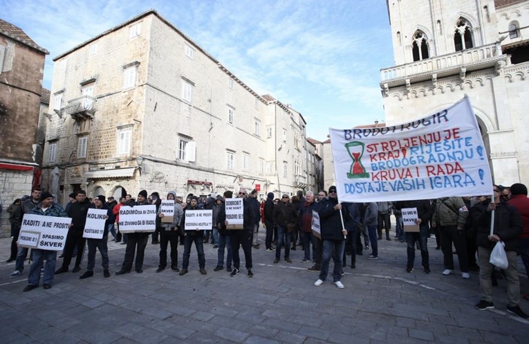 Prosvjedovali radnici Brodotrogira