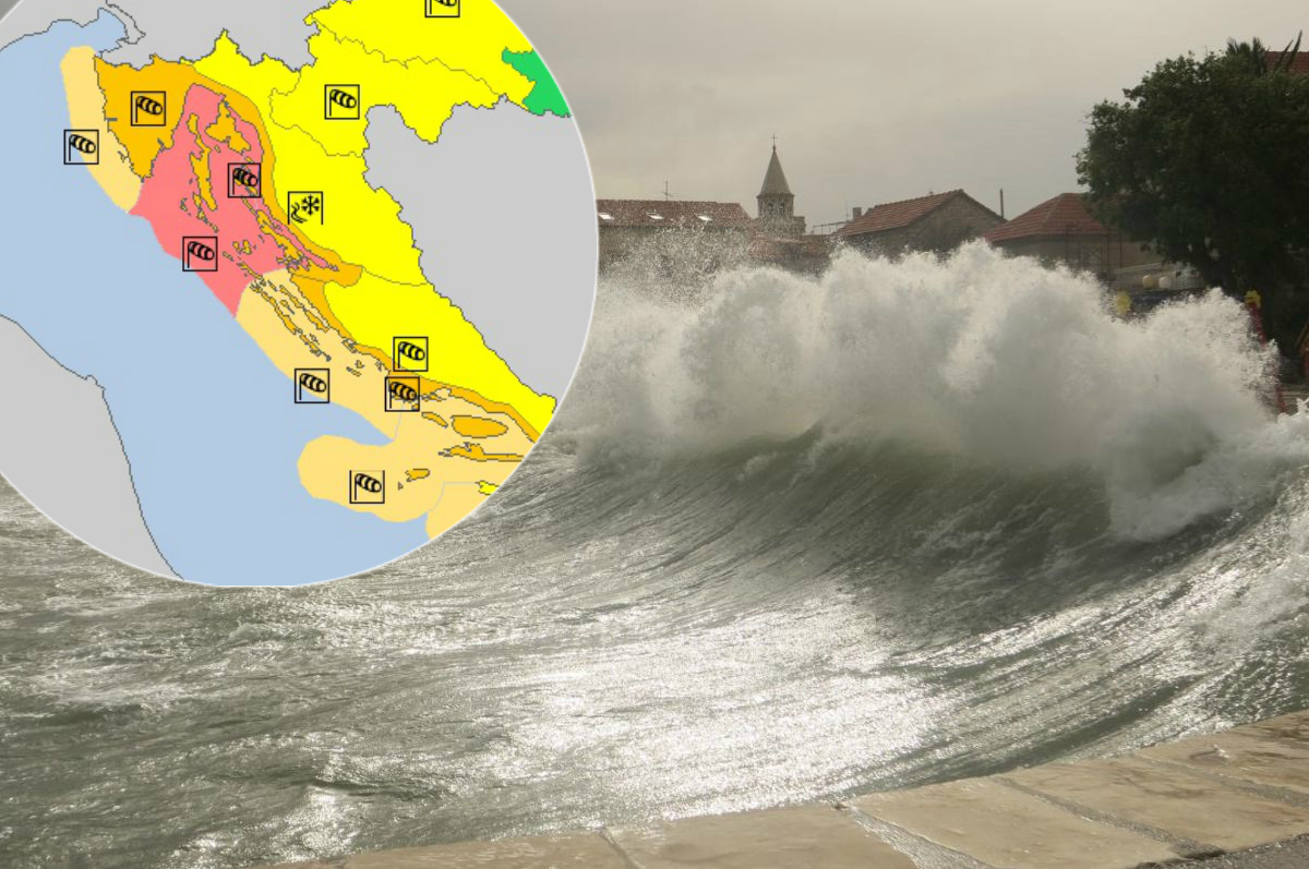 Upaljen crveni alarm, bura paralizirala promet. Evo što nas čeka