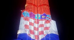 FOTO Bandić došao u Dubai, Burj Khalifa zasvijetlila u hrvatskim bojama