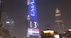 VIDEO Pogledajte trenutak kad se na Burj Khalifi pojavila hrvatska zastava