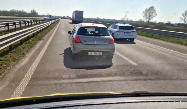VIDEO Na autocesti se ne miče Hitnoj sa sirenom, snimljen je