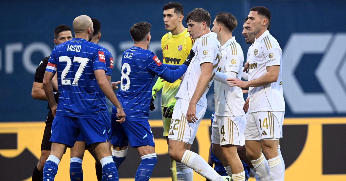 Dinamo golom u 102. minuti izvukao bod iz ludog derbija i ostao na vrhu SHNL-a