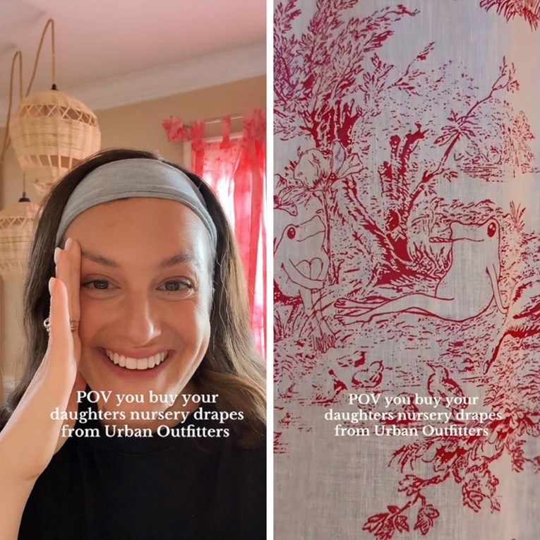 Kupila zavjese za dječju sobu, zaprepastila se kad ih je bolje pogledala