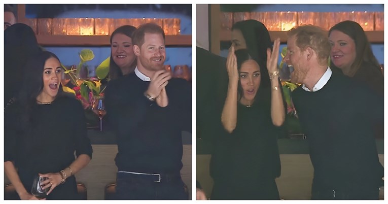 Meghan i Harry malo su se opustili na utakmici, snimke su preplavile društvene mreže