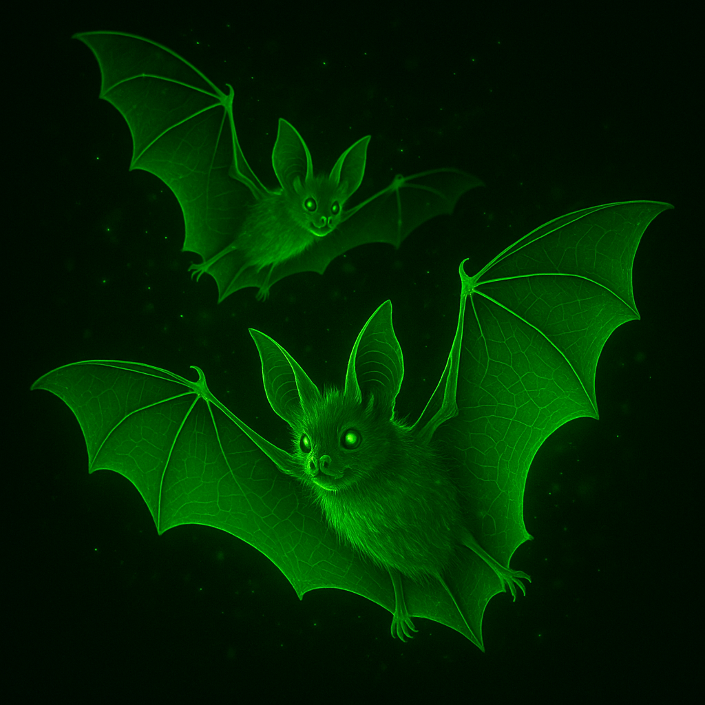 Misterij svjetlećih šišmiša: Otkriven zeleni sjaj pod UV svjetlom