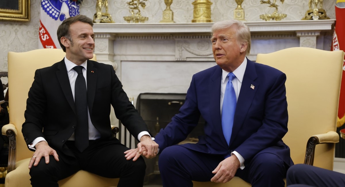 VIDEO Macron za vrijeme presice prekinuo Trumpa