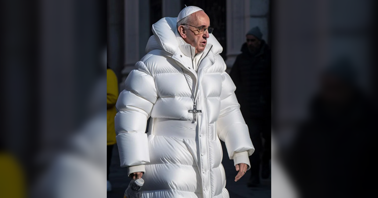 AI fotka Pape u bijelom skafanderu postala viralna, ljudi se sprdaju na Twitteru