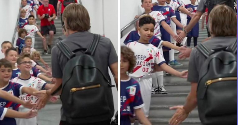 Modrić je ušao u tunel San Sira. Pogledajte kako su ga djeca dočekala