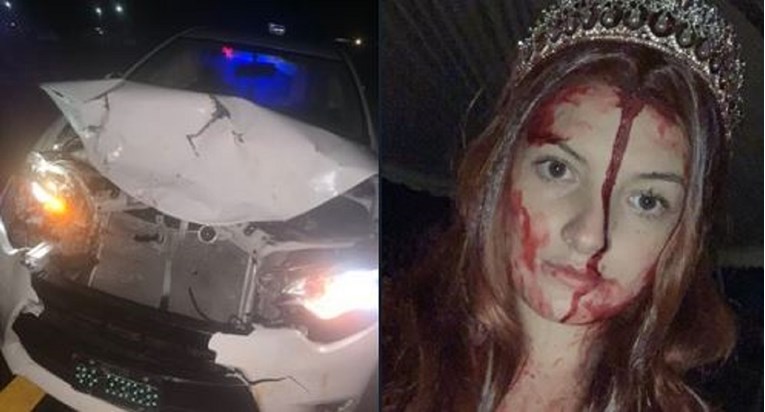 Cura skršila auto, hitna mislila da je mrtva zbog maske koju je nosila