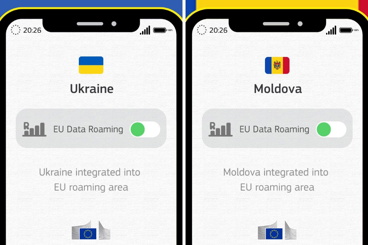 Europska unija ukinula roaming za Ukrajinu i Moldaviju