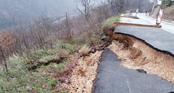 FOTO U Zagori se urušila cesta